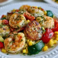 Pellet Grill Seafood Foil Pack for 4