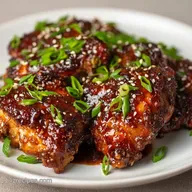 Teriyaki Crockpot Chicken: Sticky Glazed