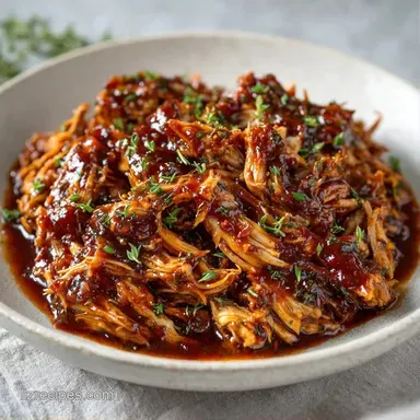 3 Ingredient Slow Cooker Chicken: Tender Recipe Card