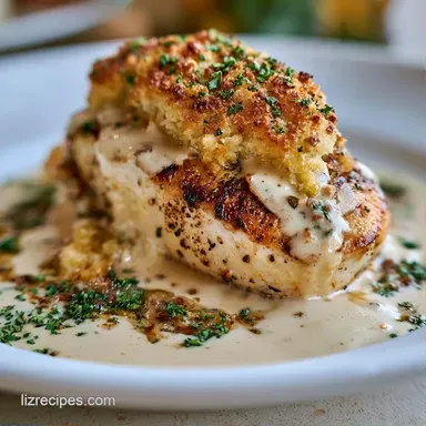 Creamy Chicken Dressing Casserole Recipe Card