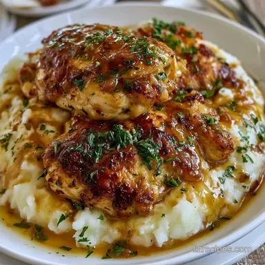 Chicken Mashed Potatoes: Slow-Cooked