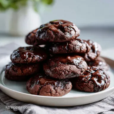 Chocolate No Bake Cookies with Peanut Butter in 7 Minutes Recipe Card