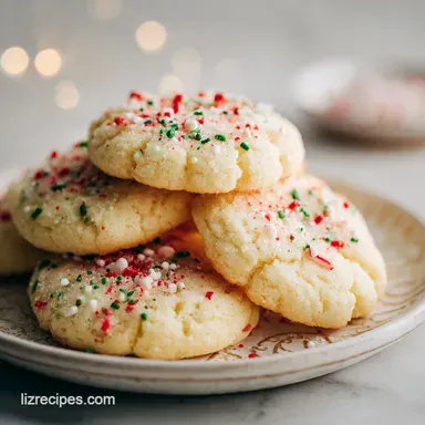 Christmas Gooey Butter Cookies for 24 Servings