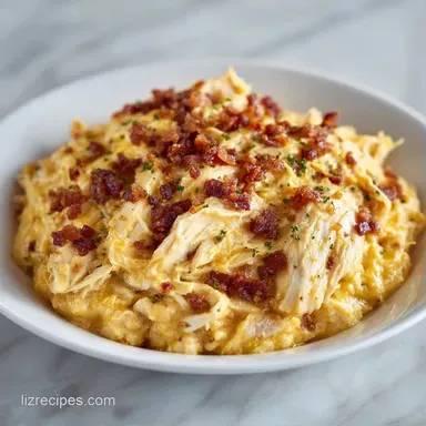 Crack Chicken Casserole for 8 Servings Recipe Card