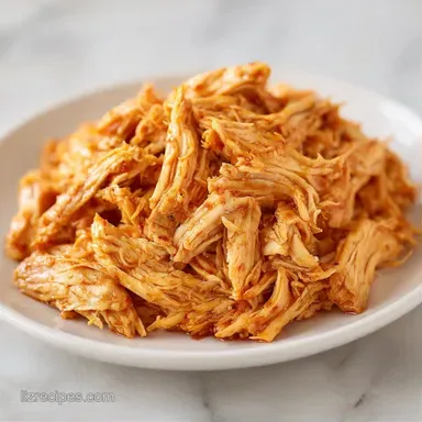 Shredded Chicken for Meal Prep Recipe Card