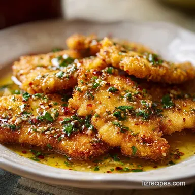 Easy Onepan Garlic Butter Chicken for 4 Recipe Card