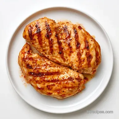 Easy Grilled Chicken for 4 Servings Recipe Card