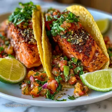 Smoked Fish Tacos in 25 Minutes Recipe Card