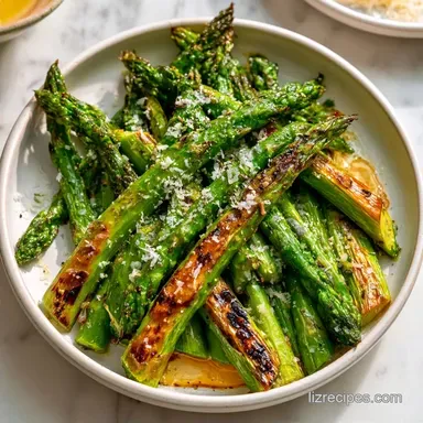 Grilled Asparagus Parmesan in 9 Minutes