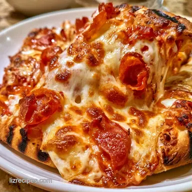 Grilled Camping Pizza in 15 Minutes Recipe Card