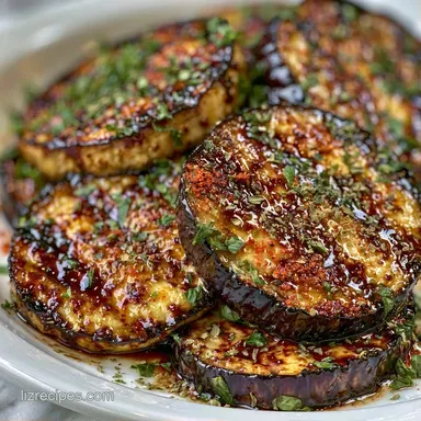 Grilled Eggplant in 30 Minutes Recipe Card
