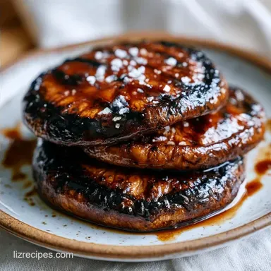 Grilled Portobello Mushrooms for 4