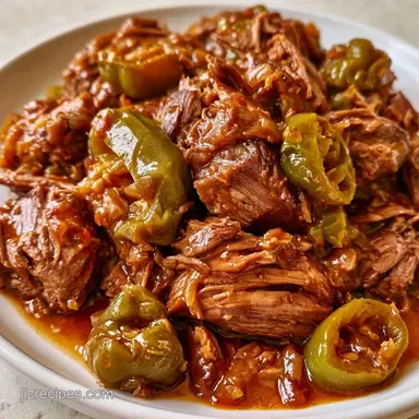 Mississippi Pot Roast for 6 Servings Recipe Card