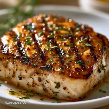 Pellet Grill Halibut Recipe for 4 Servings
