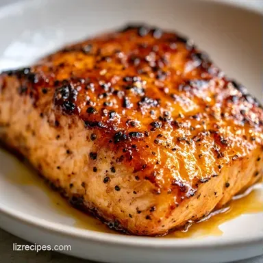 Pellet Grill Salmon Filet for 4 Servings Recipe Card