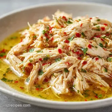 Shredded Chicken Breast in 6 Hours Recipe Card