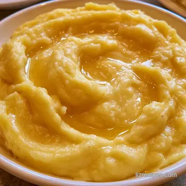 Slow Cooker Cheesy Mashed Potatoes for 8 Recipe Card