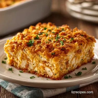 Slow Cooker Ritz Chicken Casserole Low Recipe Card