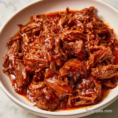 Slow Cooker Shredded Beef for 8 Servings