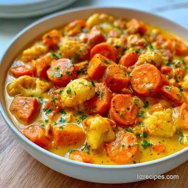 Slow Cooker Vegetable Curry: One-Pot Recipe Card