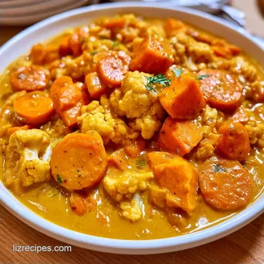 Slow Cooker Vegetable Curry: One-Pot