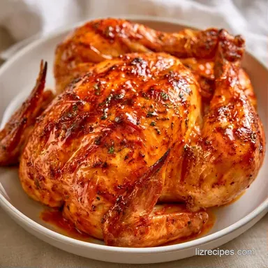 Slow Cooker Whole Chicken for 6 Servings Recipe Card