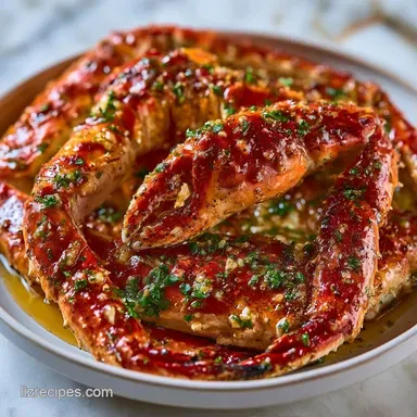 Smoked Crab Legs with Garlic Butter Recipe Card