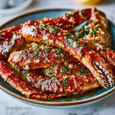 Smoked Crab Legs with Garlic Butter