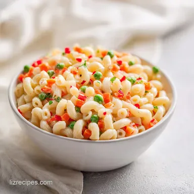Sweet Macaroni Salad Recipe: Creamy Recipe Card