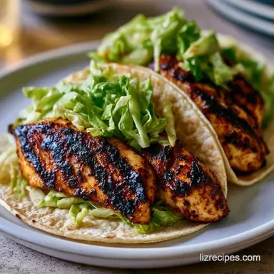 Traeger Blackened Fish Tacos for 4 Recipe Card