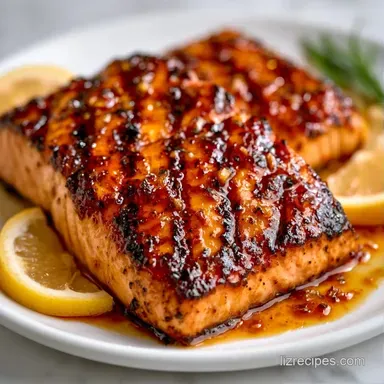 Traeger Grilled Salmon Filets for 4 Recipe Card
