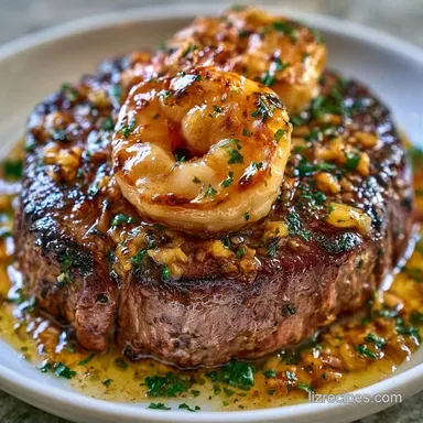 Surf and Turf for 2 Servings Recipe Card