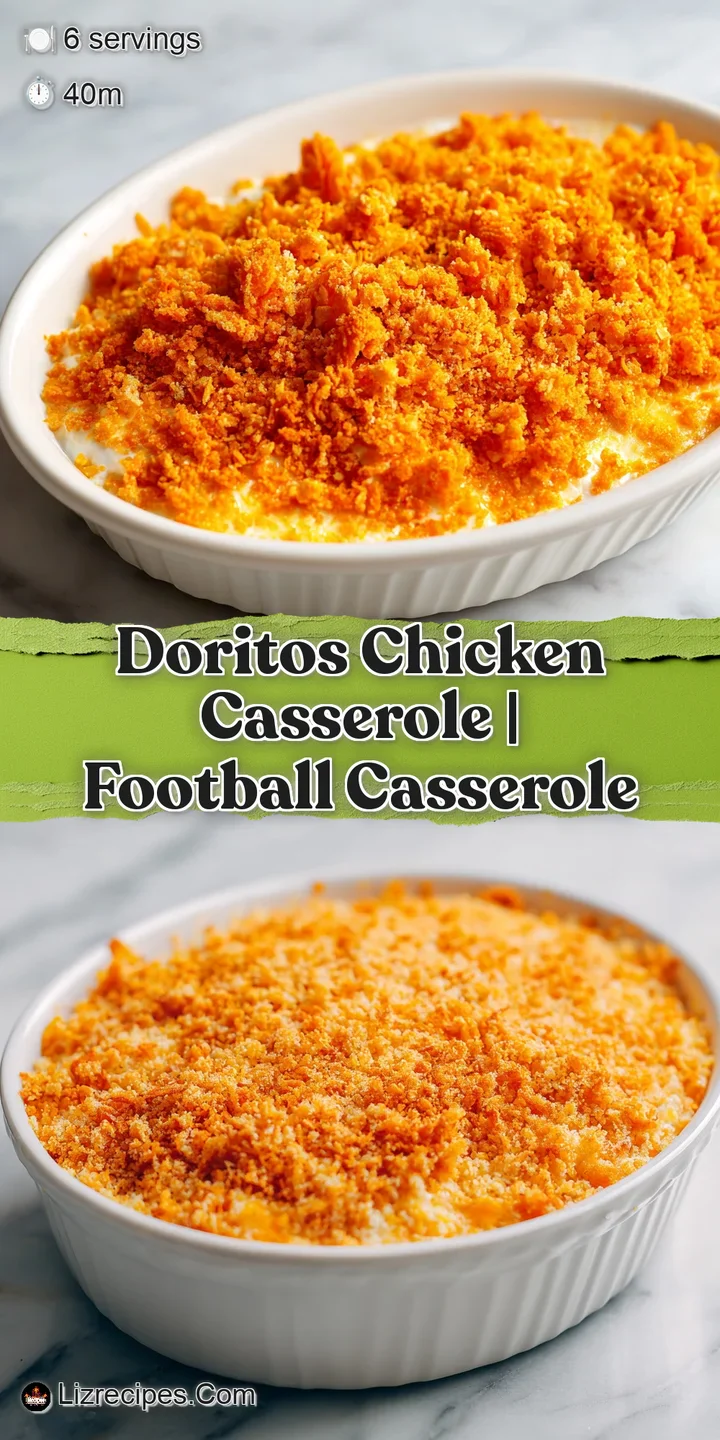 Close-up of gooey melted cheese stretching from a crunchy orange chip and tender pieces of juicy, white cream chicken.