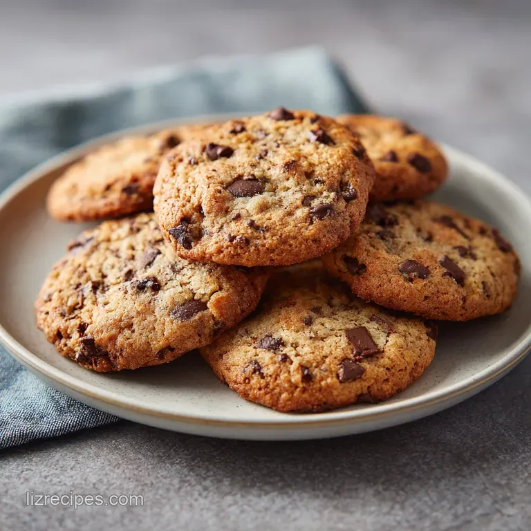 Three perfectly round, slightly crinkled cookies artfully arranged with a dusting of sugar.