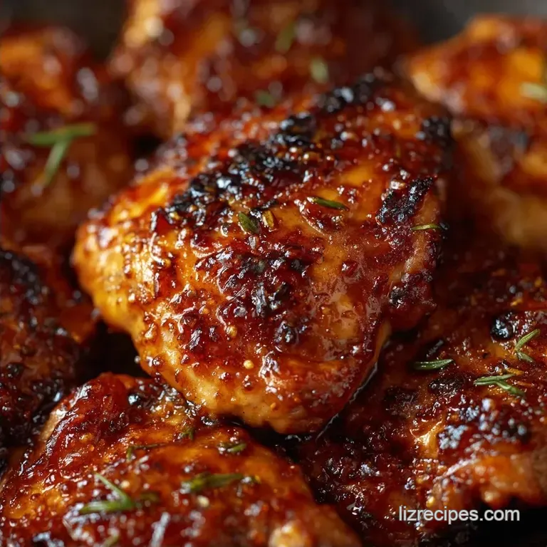 Best Slow Cooker Chicken Thighs: Sticky and Tender