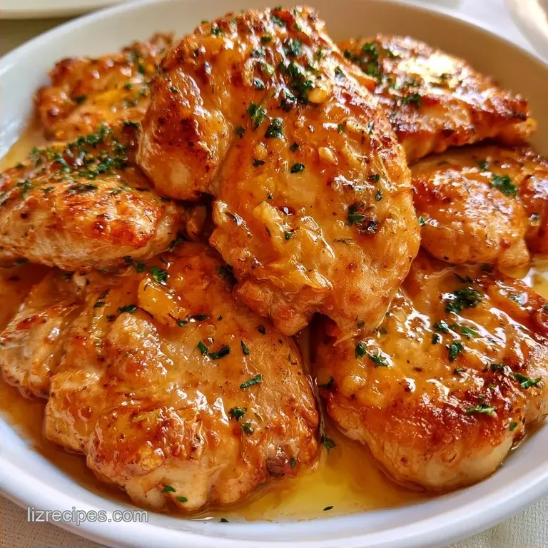 Crispy Garlic Butter Chicken Thighs