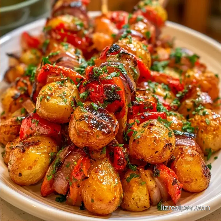 Vibrant Mediterranean Grilled Vegetable Kebabs
