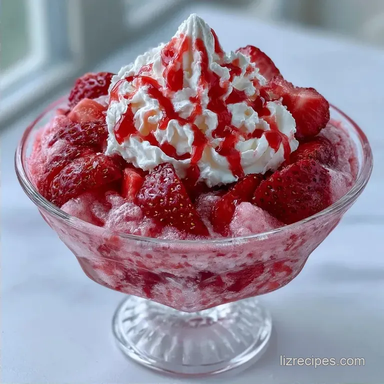 Ninja Slushie Strawberry Milkshake with Condensed Milk