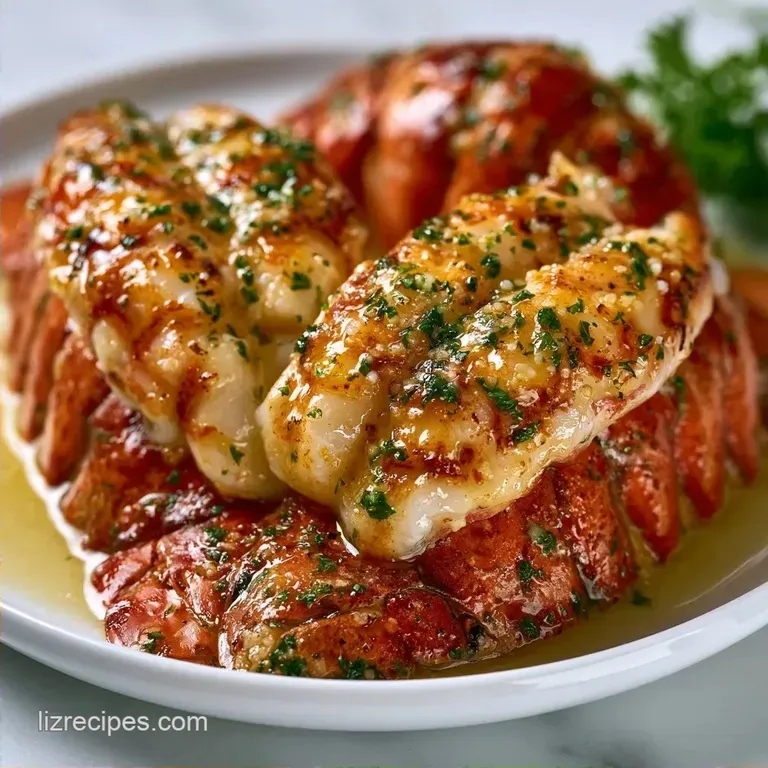 Pellet Grill Lobster Tails with Garlic Butter