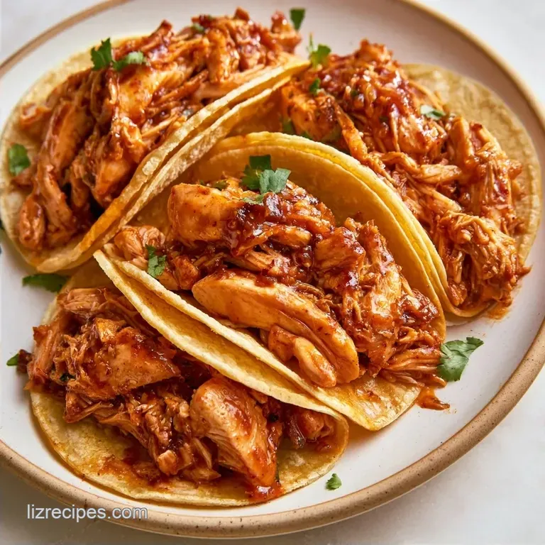 Healthy Slow Cooker Chicken Tacos