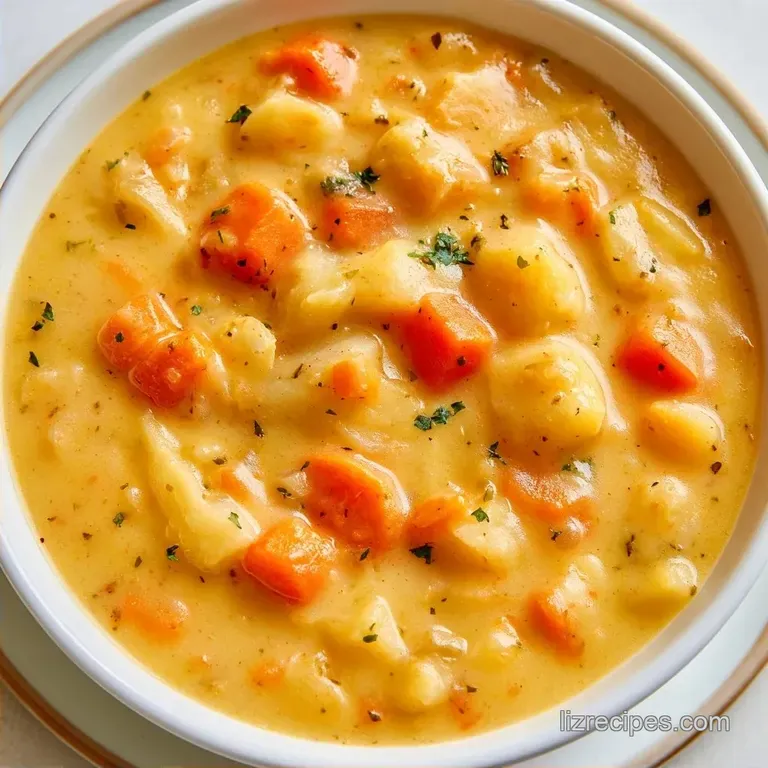Slow Cooker Potato Soup with Russet Potatoes