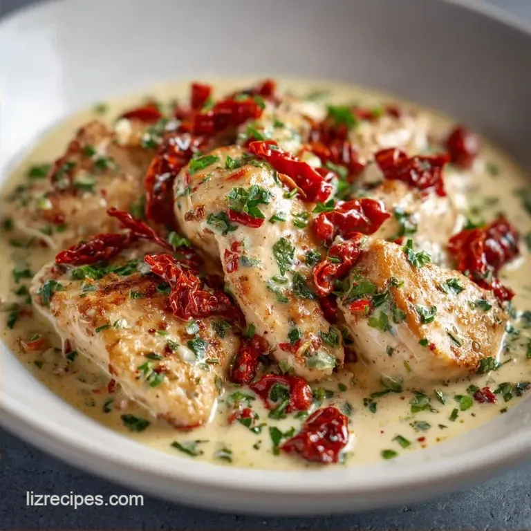 Slow Cooker Tuscan Chicken: Creamy and Rich