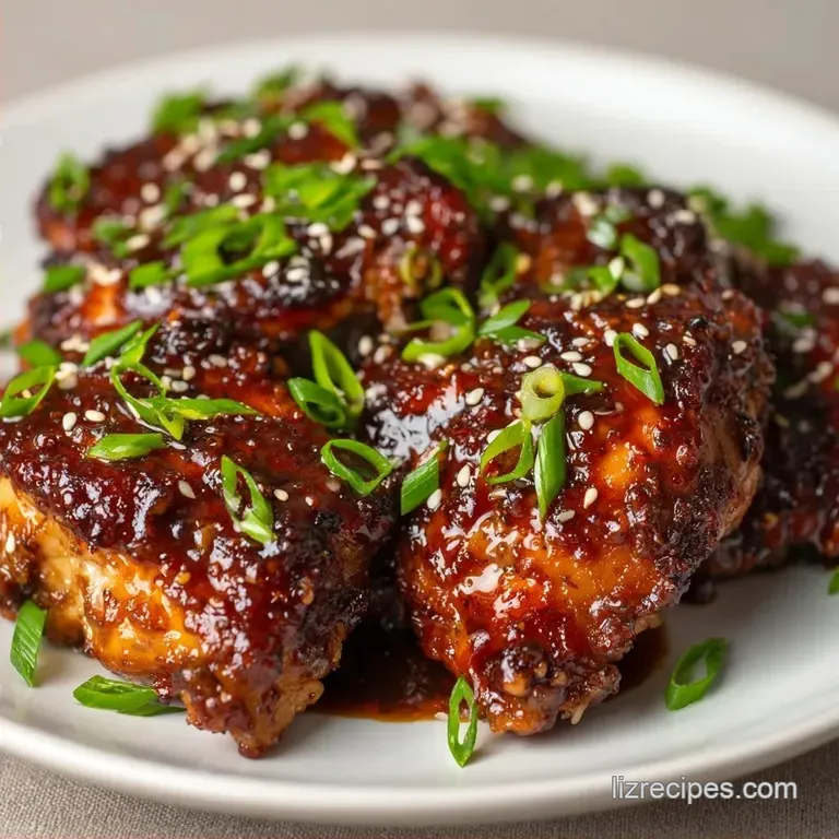 Easy Teriyaki Crockpot Chicken: Sticky and Savory