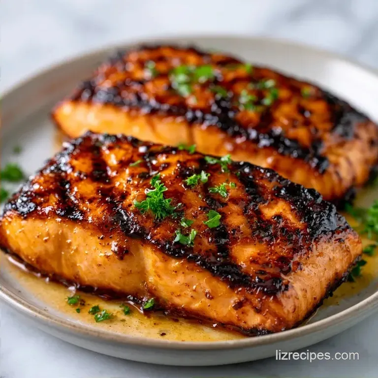 Caramelized Traeger Grilled Salmon Filets