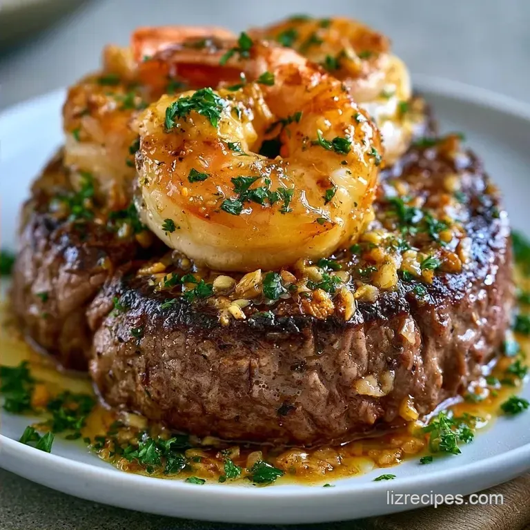 Traeger Surf and Turf with Garlic Shrimp