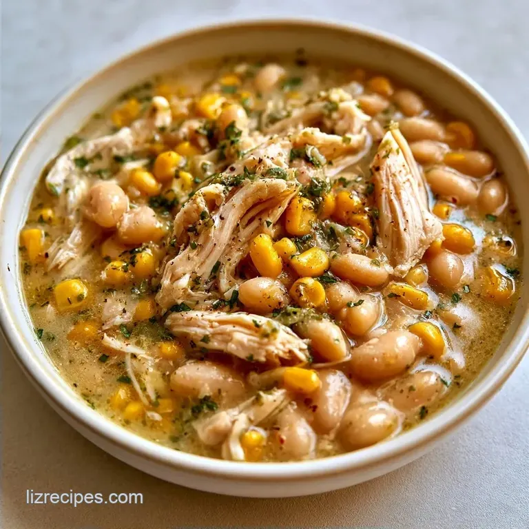 Crockpot White Chicken Chili: Hearty and Rich