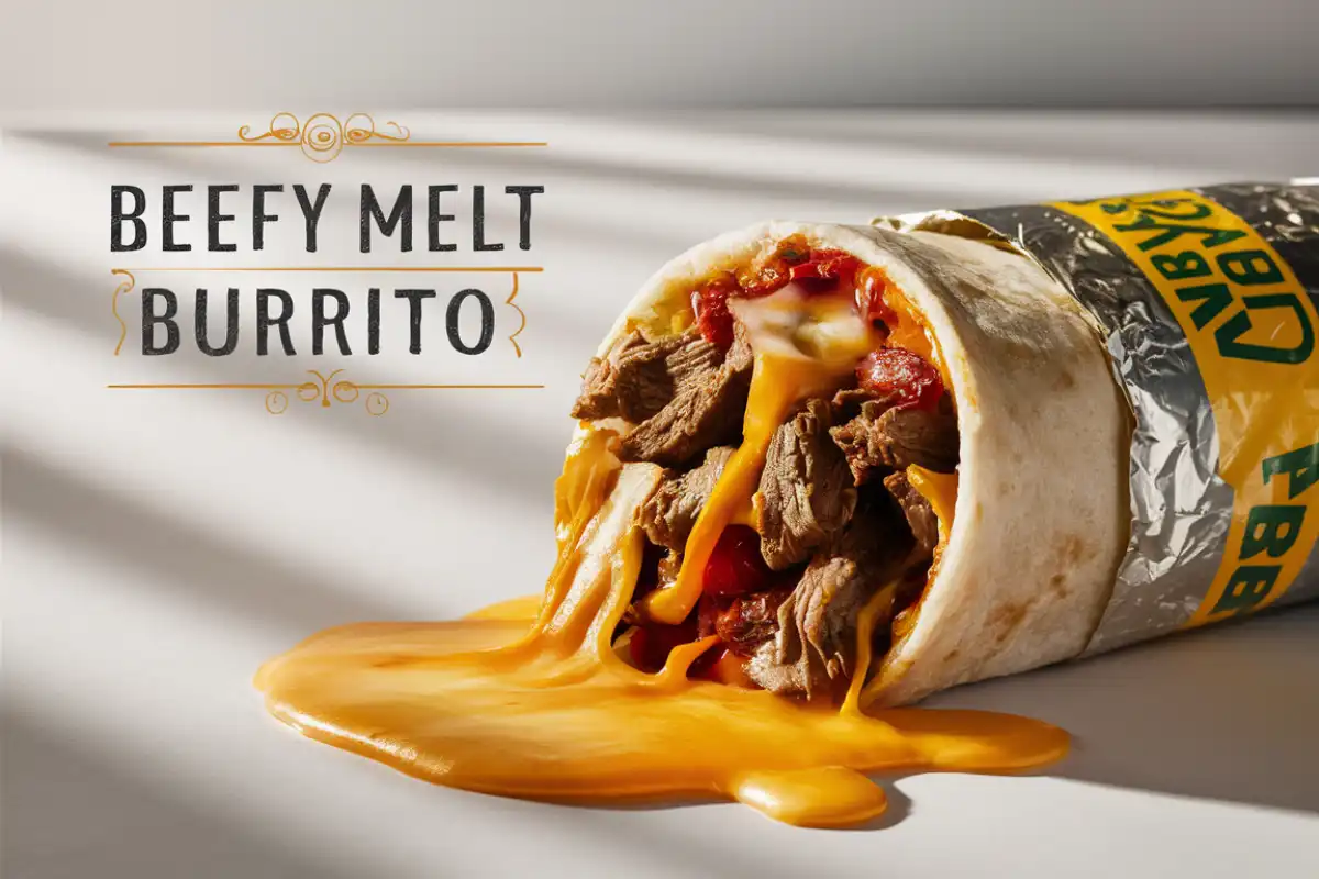 beefy melt burrito