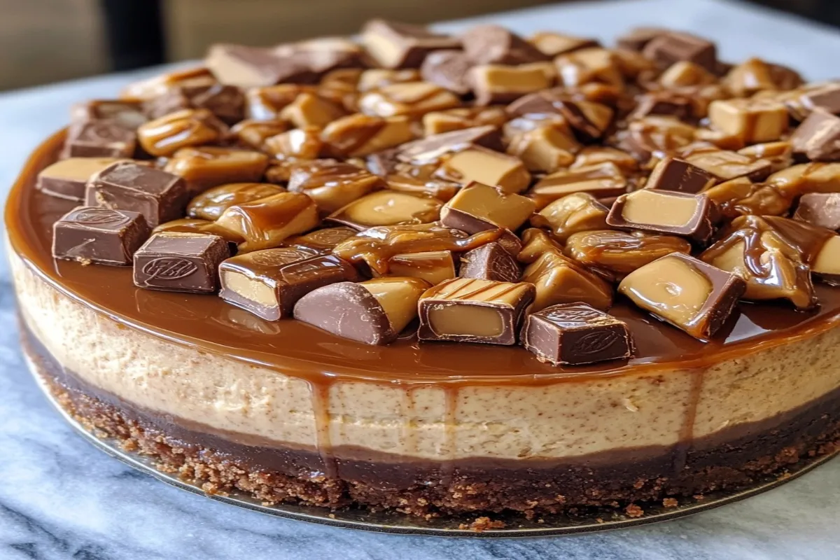 Reese's Caramel Cheesecake