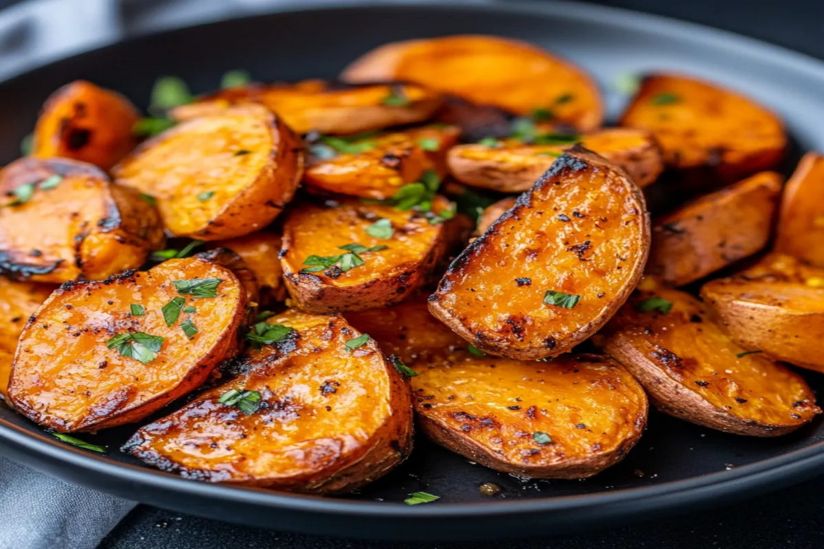 Air fryer sweet potato