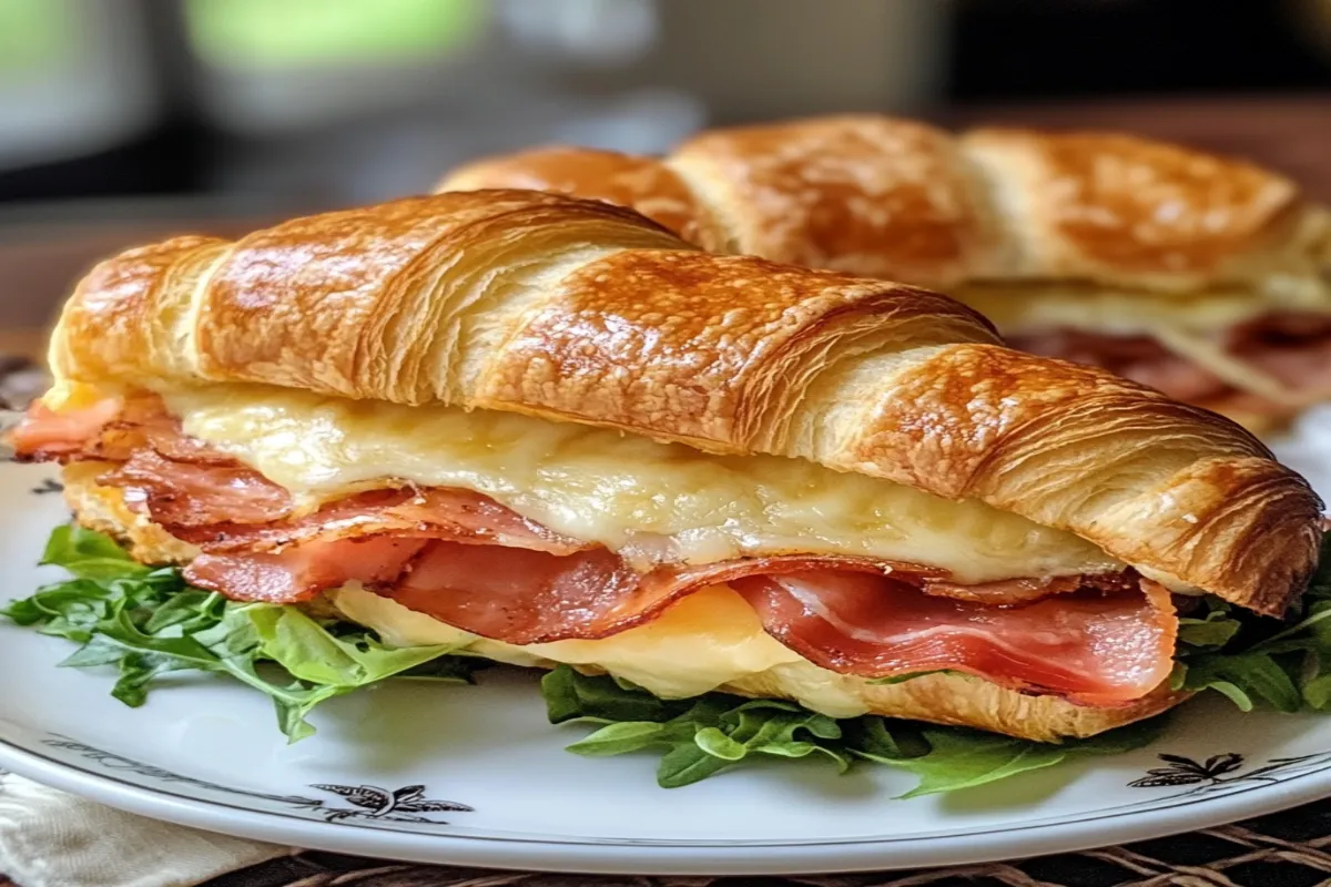 Croissant sandwich